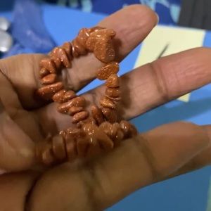 Goldstone Chip Bracelet (stretch)